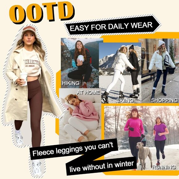 Women Tummy Control High Waisted Workout Soft Yoga Pant - Picture 4 of 6